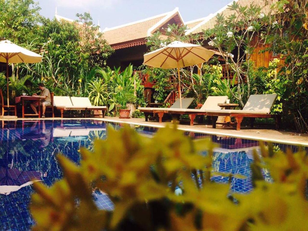 Malu Khmer Villa Сіємреап Екстер'єр фото