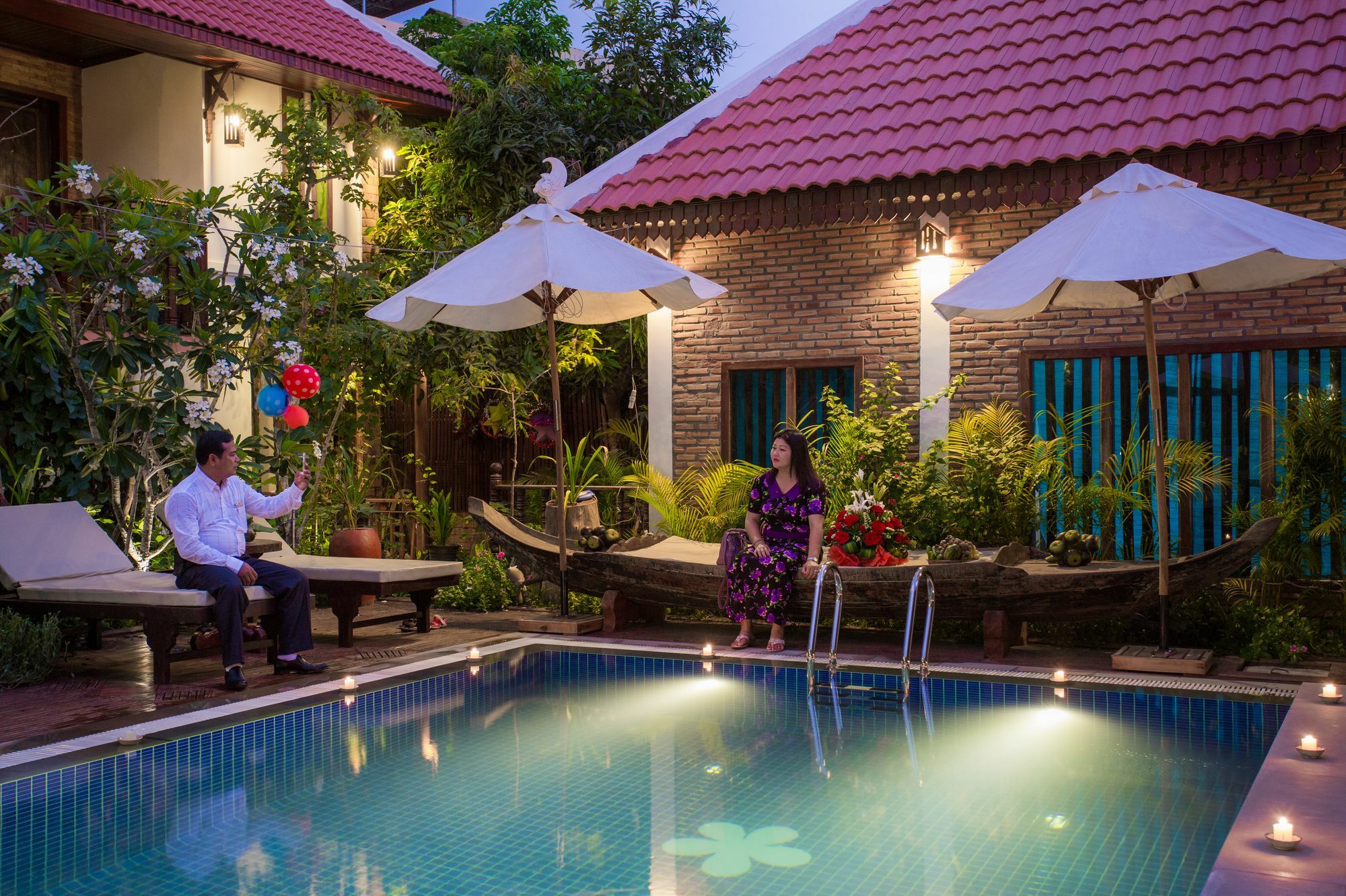 Malu Khmer Villa Сіємреап Екстер'єр фото
